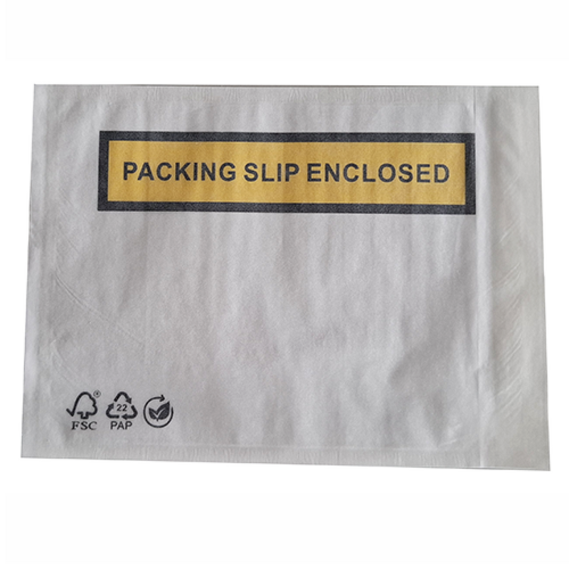 Eco Paper Packing Slip Enclosed Labelope
