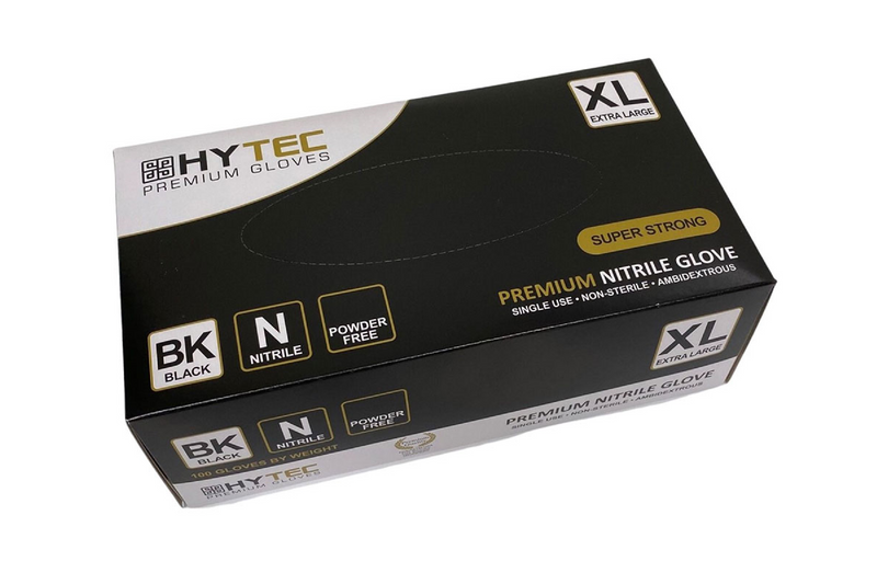 Black Nitrile Gloves