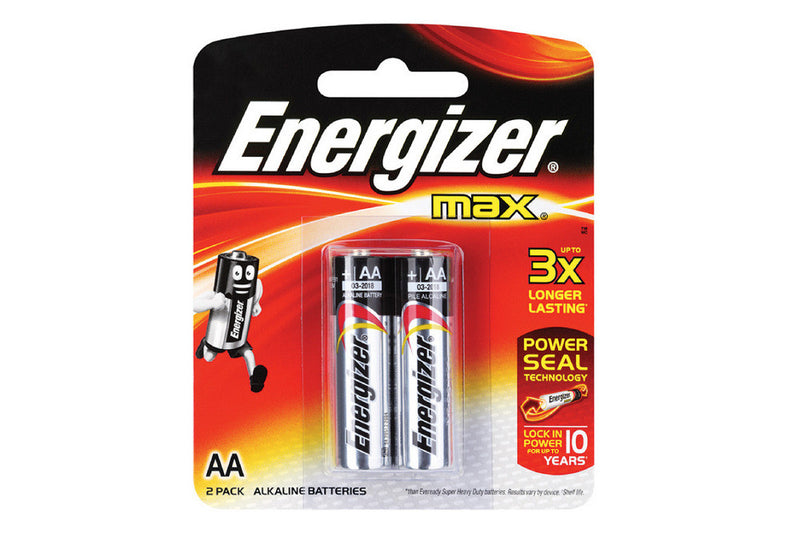 Energizer Max Batteries AA  2/Card