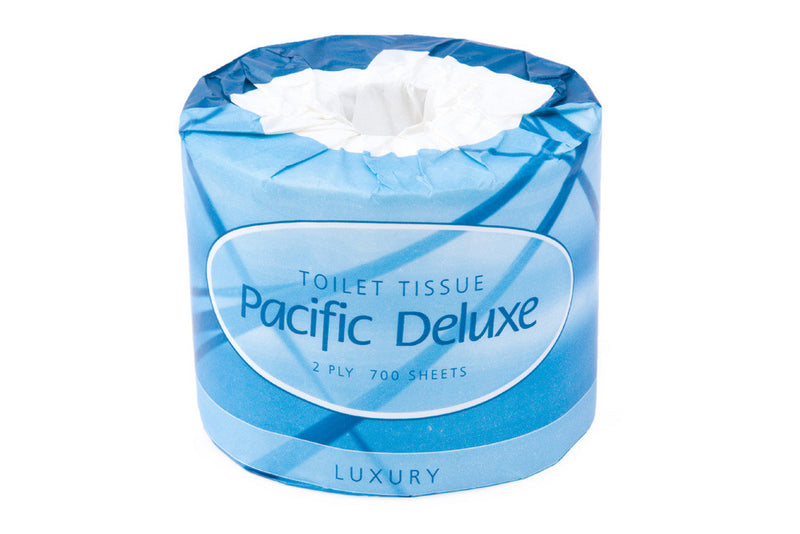 Pacific Deluxe 700's 2ply Toilet Rolls