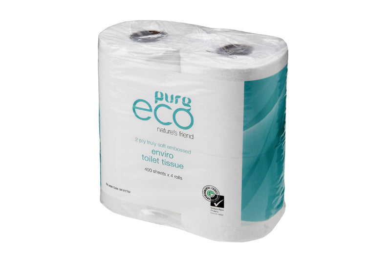 Pure Eco 400's Toilet Rolls 2ply