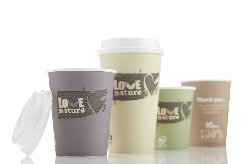 "Love Nature" Hot Cup (Compostable)