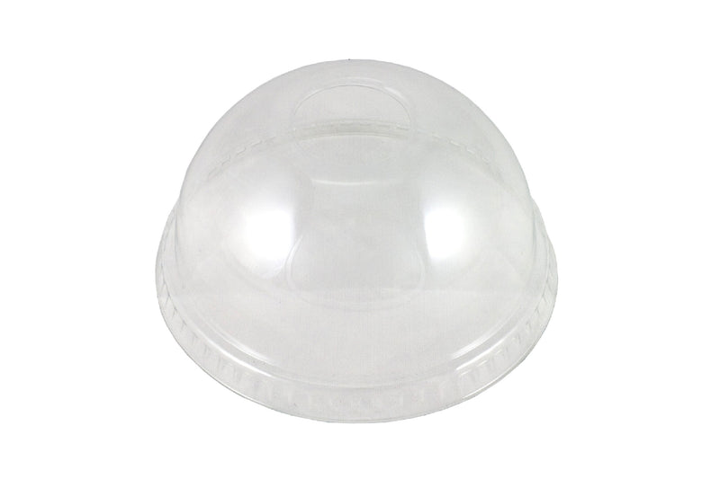 Domed Lid With Hole To Fit 420ml Glass "PET"
