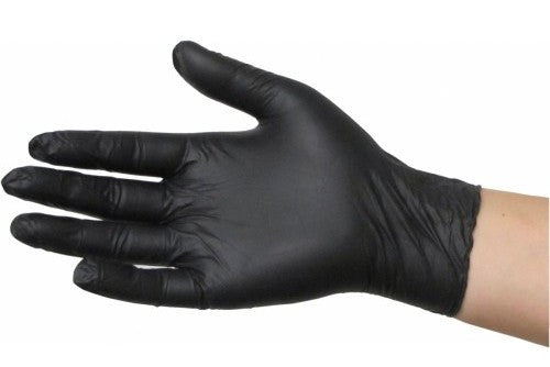 HD Black Nitrile Glove Powder Free