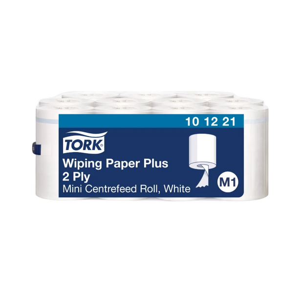 Tork Wiping Paper Plus Mini Centerfeed Roll : M1  101221