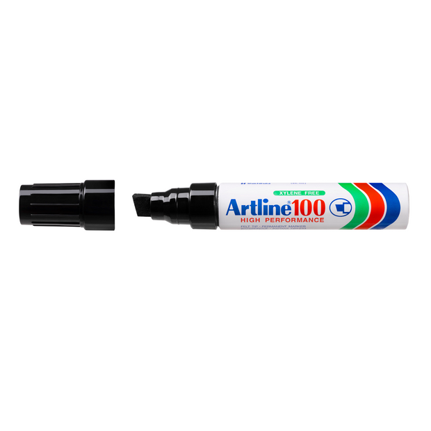 Artline 100 Chisel Black