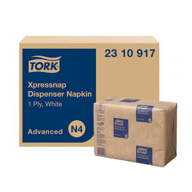 Tork Xpressnap White Dispenser Napkin : N4