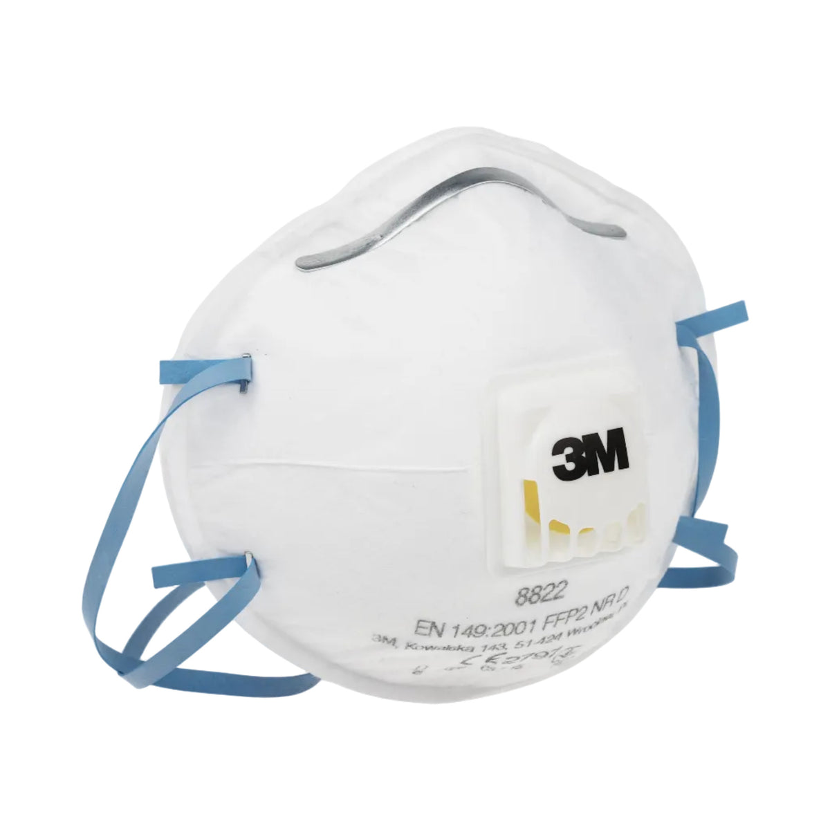 3M P2 Valved Dust Mist Respirator 8822