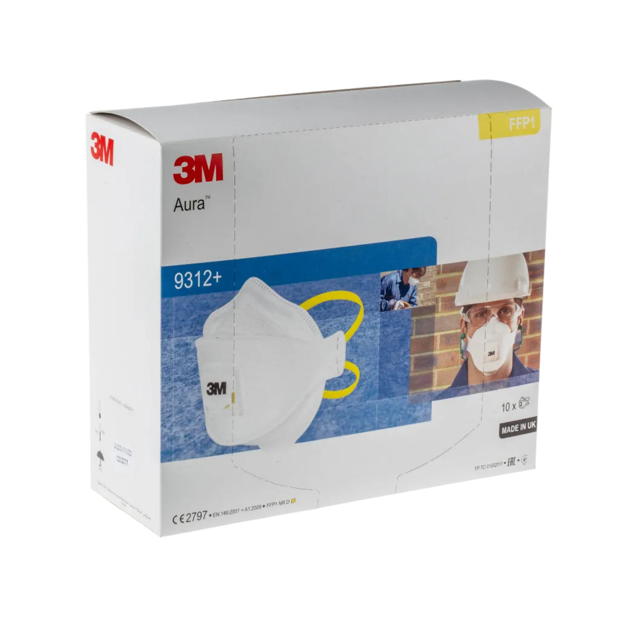 3M P1 Valved Dust/Mist Respirator 9312