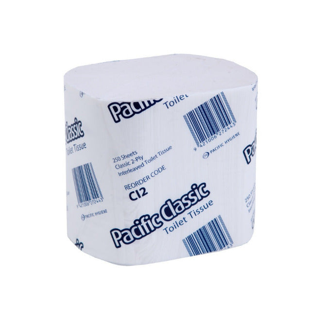 Pacific Classic Interleave Toilet Tissue 2ply "CI2"