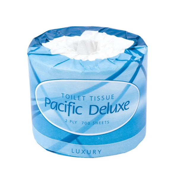 Pacific Deluxe 700's 2ply Toilet Rolls