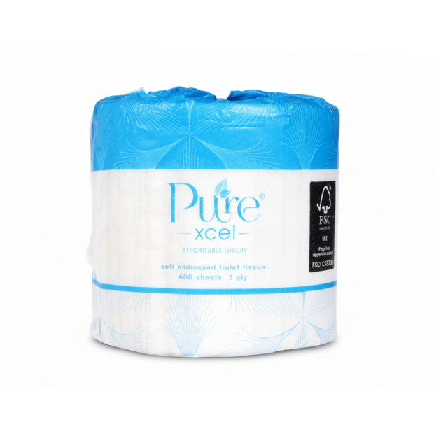 Pure Elite 400's Toilet Rolls 2ply