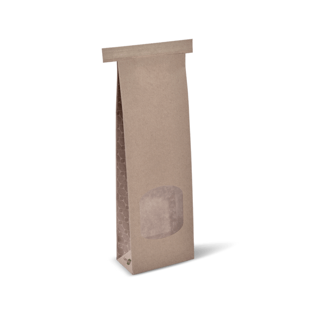 "I Am Eco" Tin Tie Bags with Window