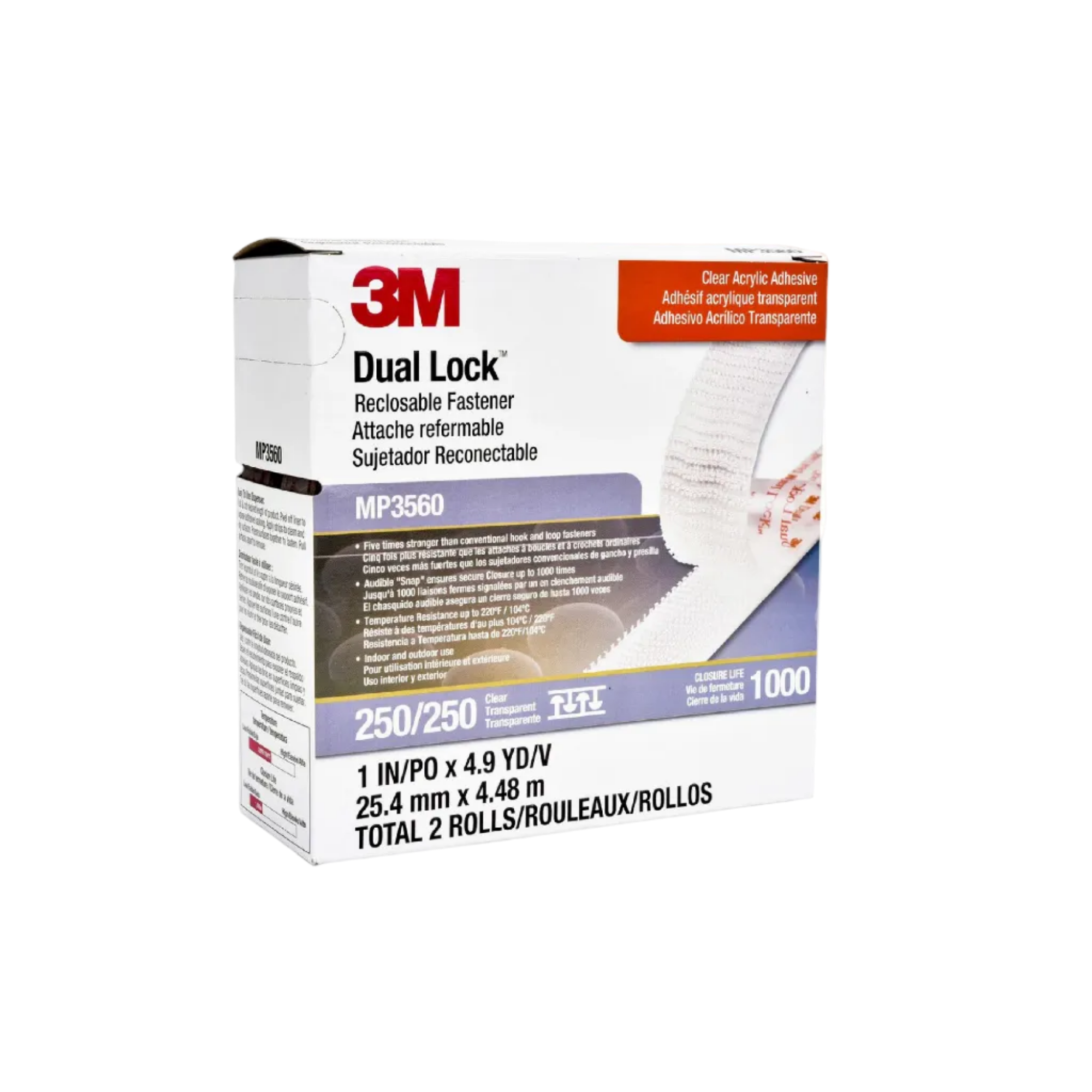 3M Dual Lock Reclosable Fastener MP3560