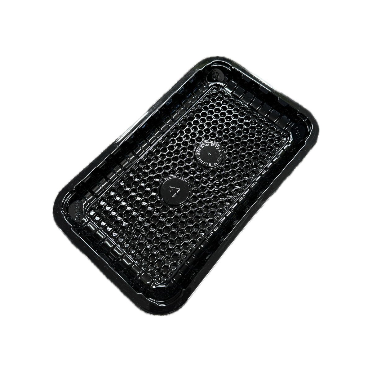 PET Meat Trays Black (Recyclable)