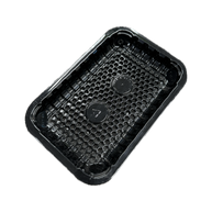 PET Meat Trays Black (Recyclable)