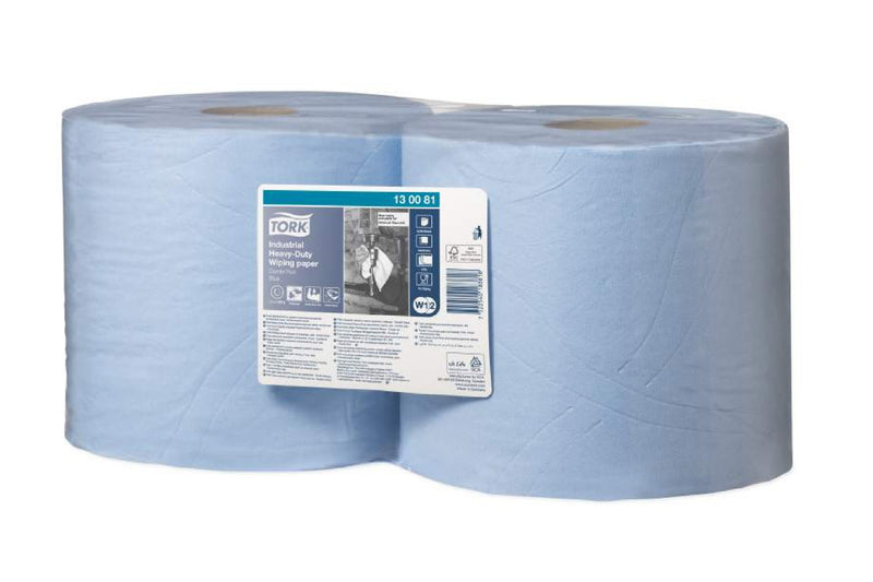 Tork Industrial Heavy-Duty Wiping Paper Combi Roll : W1/W2  130081