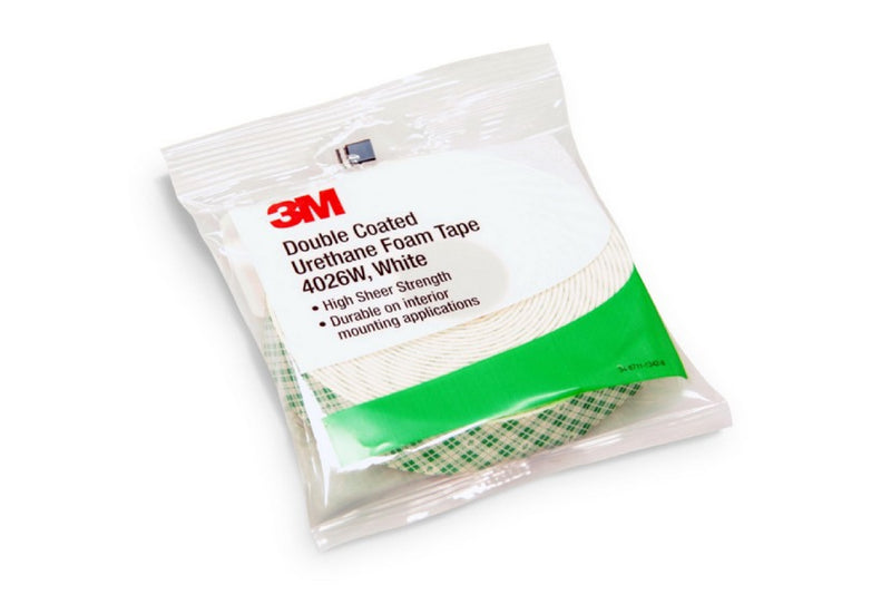 3M 4026W Double Sided Foam Tape "Retail Roll"
