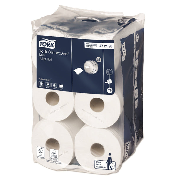 Tork SmartOne Mini Toilet Tissue : T9