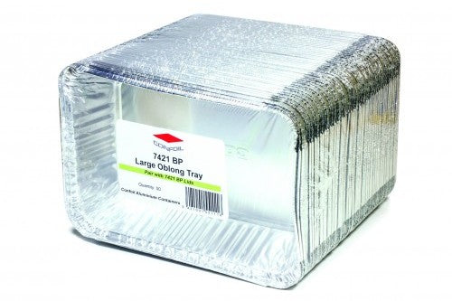 Foil Tray "Large Oblong" 7421BP