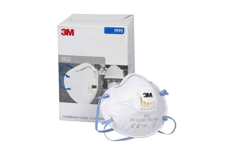 3M P2 Valved Dust Mist Respirator 8822