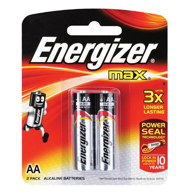 Energizer Max Batteries AA  2/Card