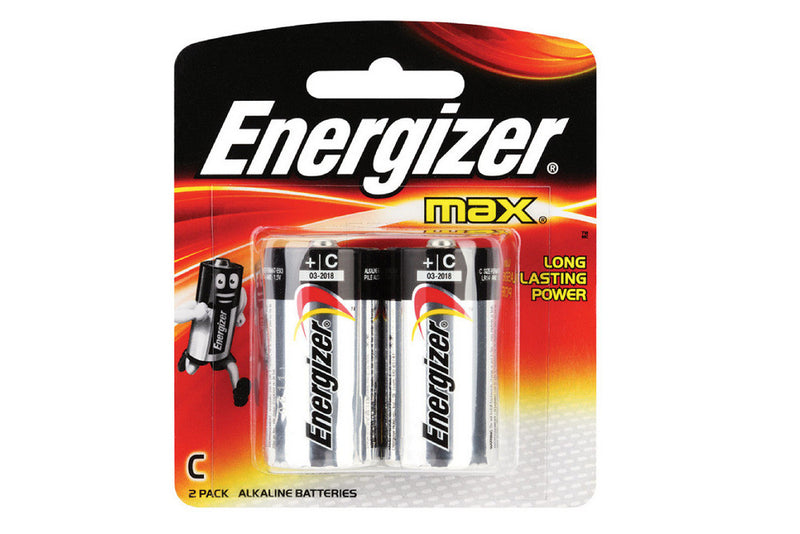 Energizer Max Batteries C  2/Card
