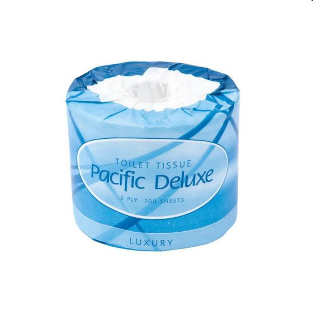 Pacific Deluxe 400's 2ply Toilet Rolls