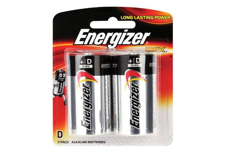 Energizer Max Batteries D  2/Card
