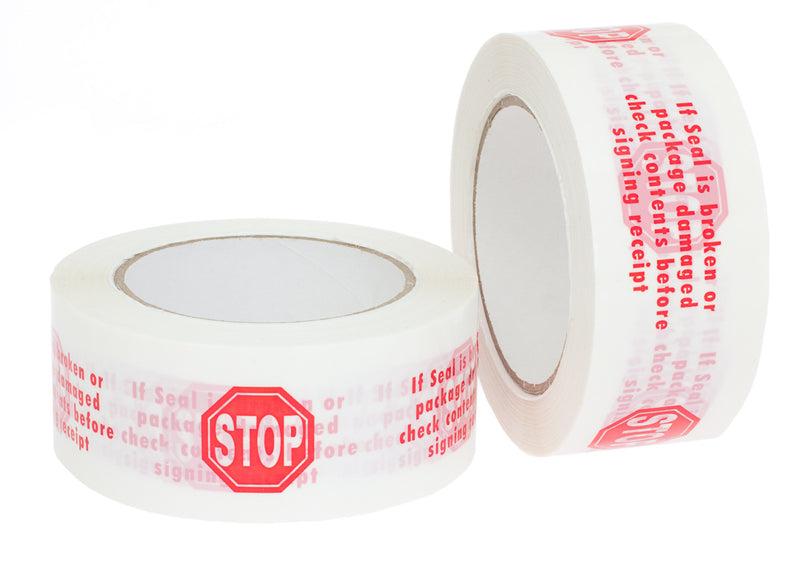 Security Seal "Stop" Packaging Tape