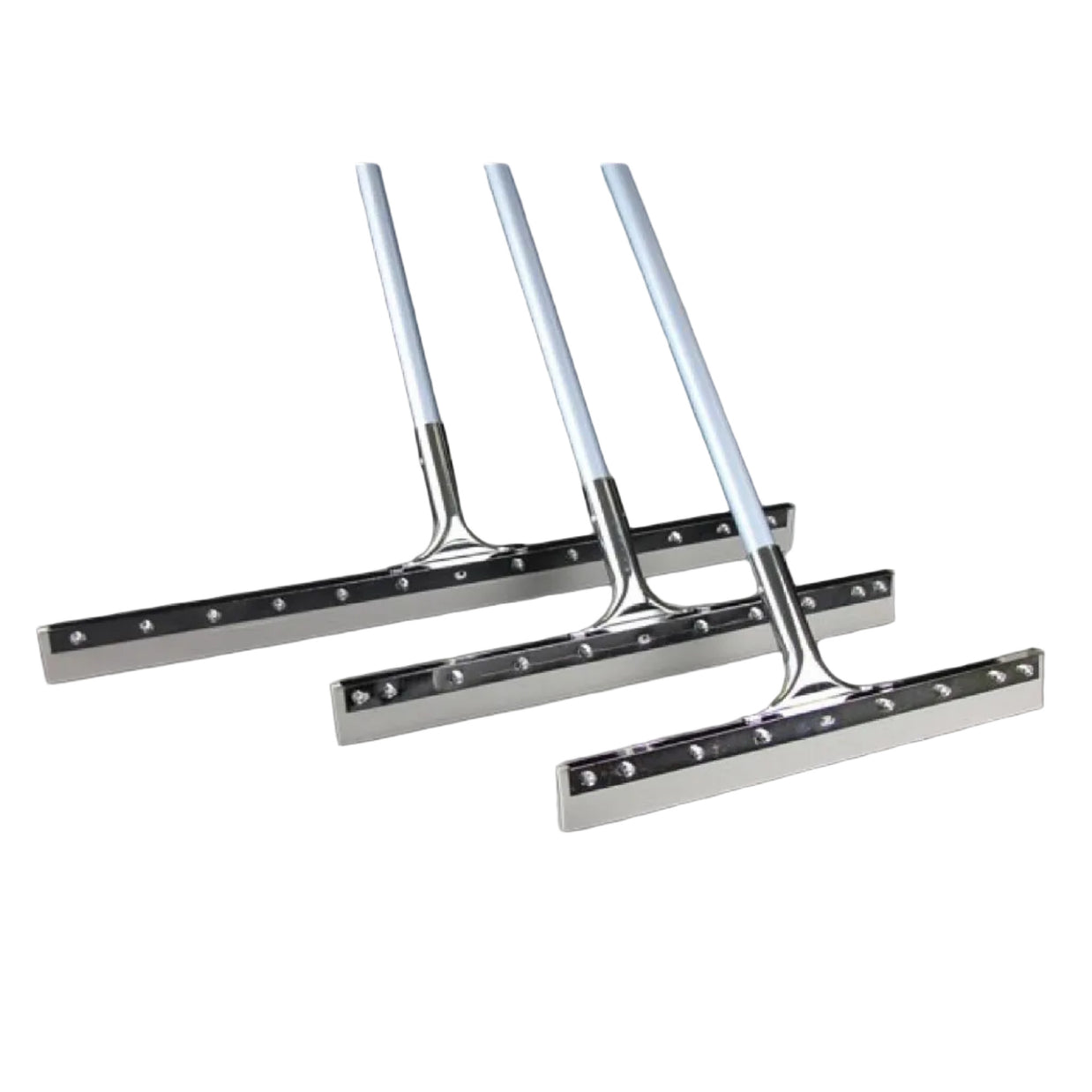 Rubber Floor Squeegee Complete (White Blade)