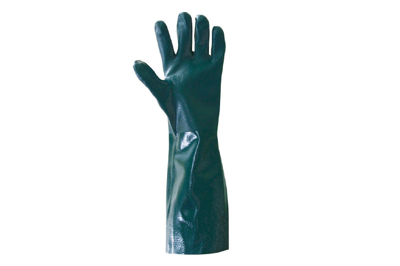 Green PVC Glove 40cm