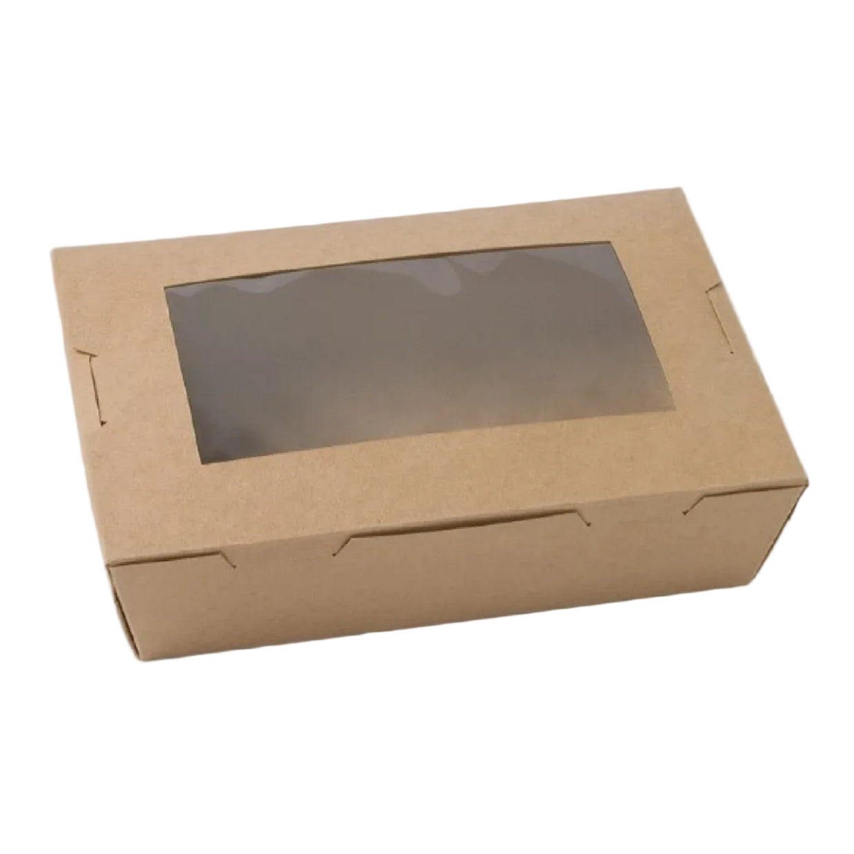 Lunch Box with Window Brown