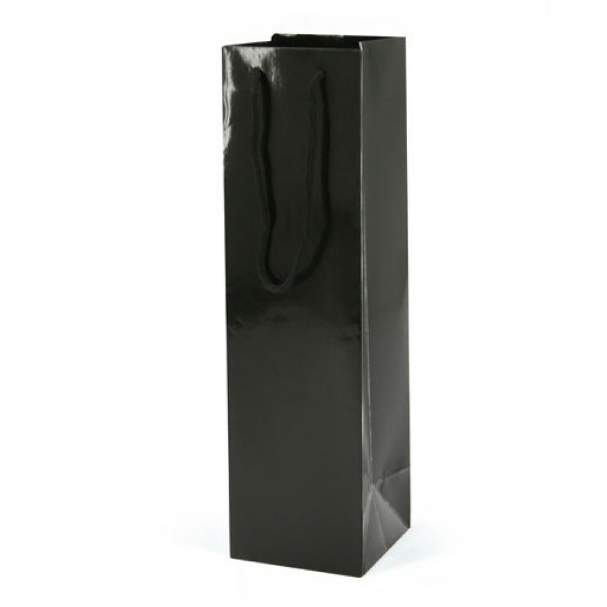 Single Wine Bottle Carry Bag Black