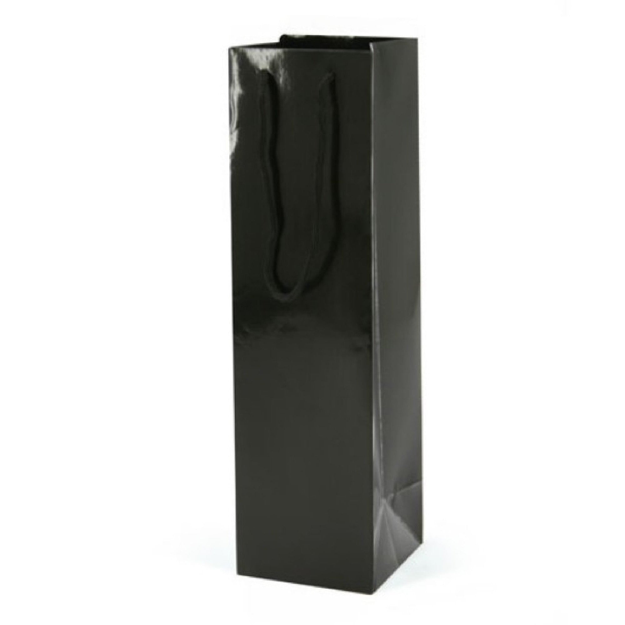 Single Wine Bottle Carry Bag Black